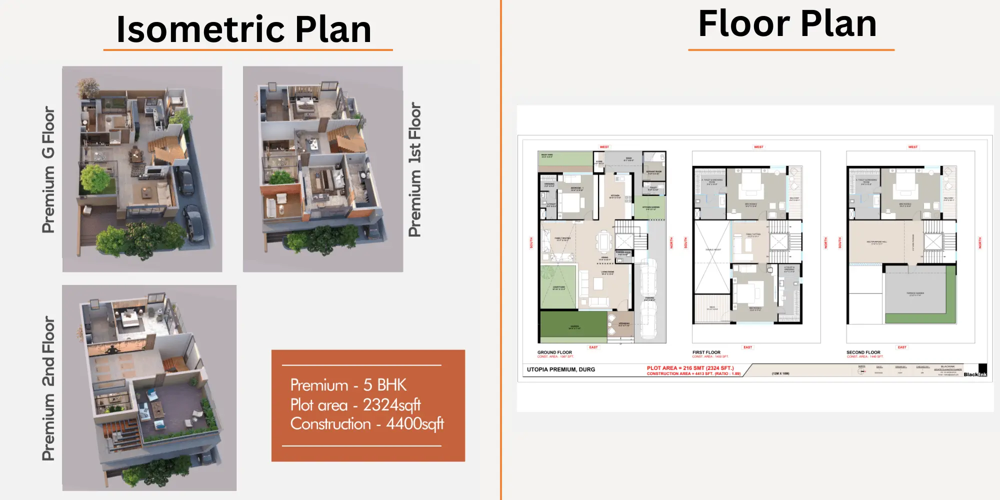 Utopia 5 BHK Floor Plan