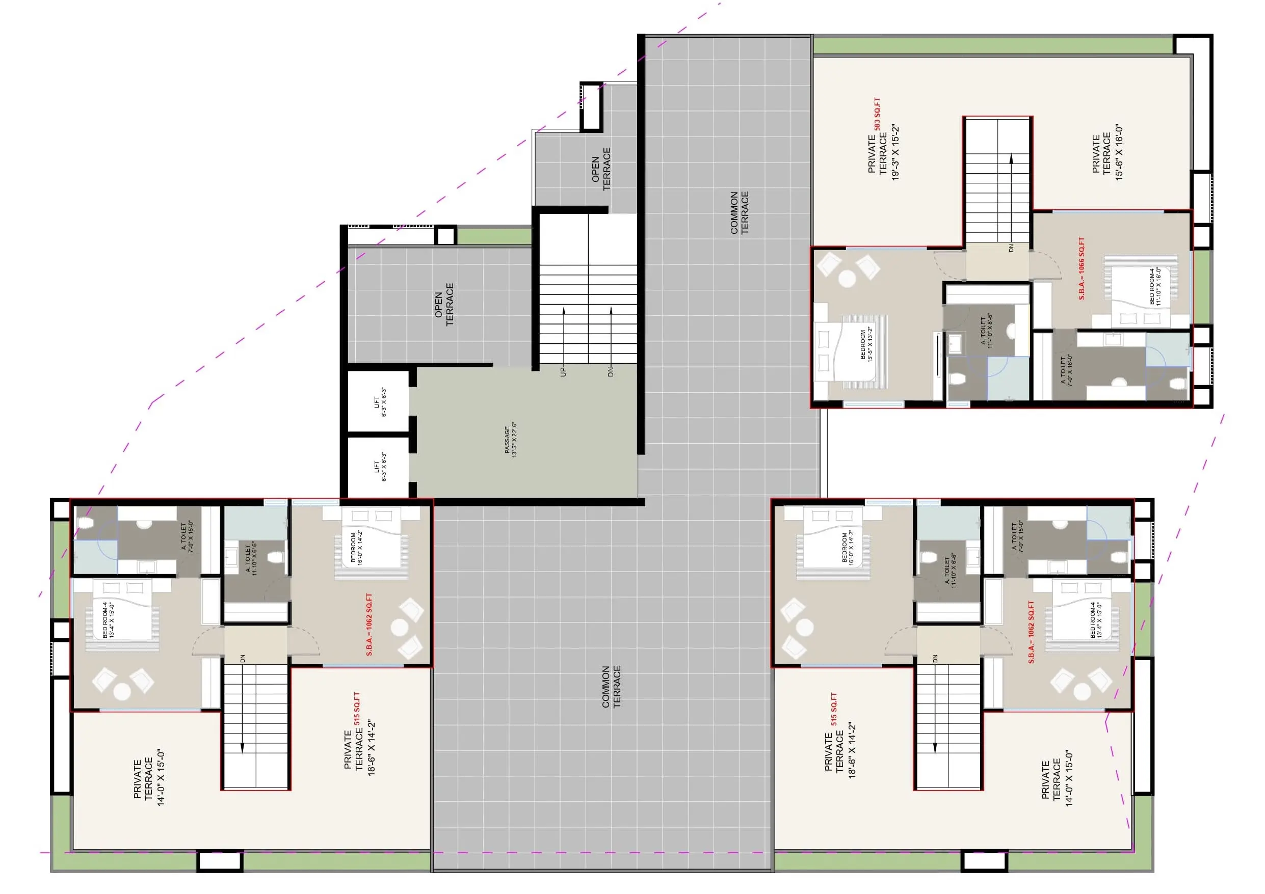 Utopia Penthouse 1 Floor Plan
